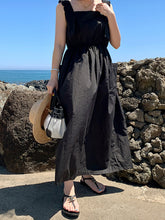 Waist Slimming Casual Suspender Dress