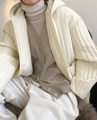 Women Hooded Loose Casual Coat