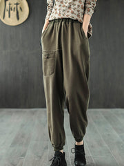 Women Retro Loose Casual Pants