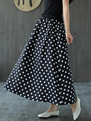Vintage Versatile Polka Dot Skirt