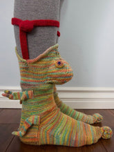 Creative Cute Chameleon Knit Socks