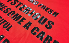 Loose Hooded Color-Blocking Letter Printed Sweatshirt