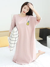 Simple Modal Striped Lovely Pajamas