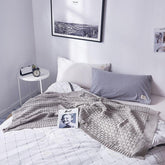 Solid Crochet Knit Blankets