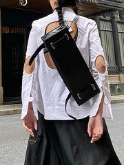 Retro Stylish Casual Solid Handbag