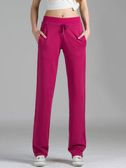 Casual Solid Color Elastic Sport Pants