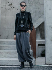 Loose Fleecez Casual Straight Leg Pants