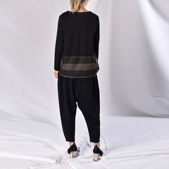 Women Loose Striped Casual Long Sleeve Bottoming Shirt