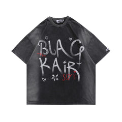 Print Loose Short Sleeve T Shirt