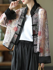 Embroidered Hollow Casual Split-Joint Blouse