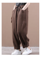 Solid Loose Casual Pants