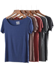 Solid Comfort Round Neck T-Shirt