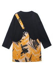 Stitching One-Shoulder Strap Fake Two-Piece Suspender Mini Dress