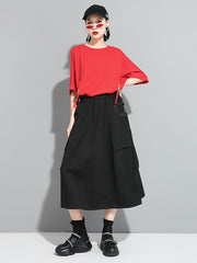 Original Split-Joint With Pocket Solid Skirt