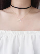 Simple Letter Split-joint Necklace