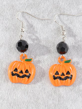 Funny Face Pumpkin Earrings