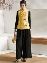 Vintage Ethnic Style Zen Tang Waistcoat