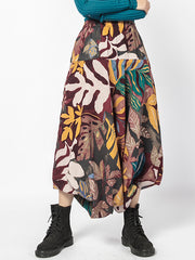 Women Colorful Ethnic Style Loose Casual Pants