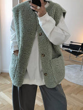 Two-side Lamb Wool Wear Thicken Vest