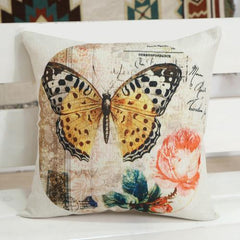 Bicycle Pattern Square Pillow Case