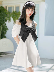 Lovely Multi-Style Solid Mini Dress