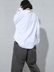 Casual Solid Color Long Sleeve T-Shirt Top