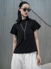 Urban Pure Color Short Sleeve T-Shirts Tops