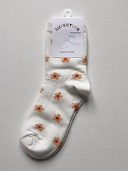 Flower Print Japanese Cute Long Socks