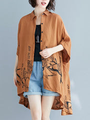 Loose Slim Batwing A-Line Blouses