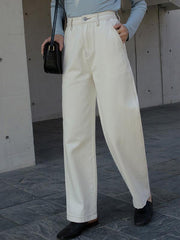 Empire Loose Straight Leg Pants