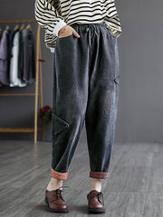 Retro Denim Loose Casual Pants