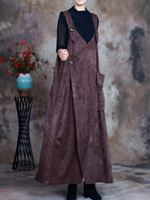 Casual Irregular Pocket Maxi Dress