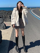 Casual Lace-Up Slim Black Long Boots