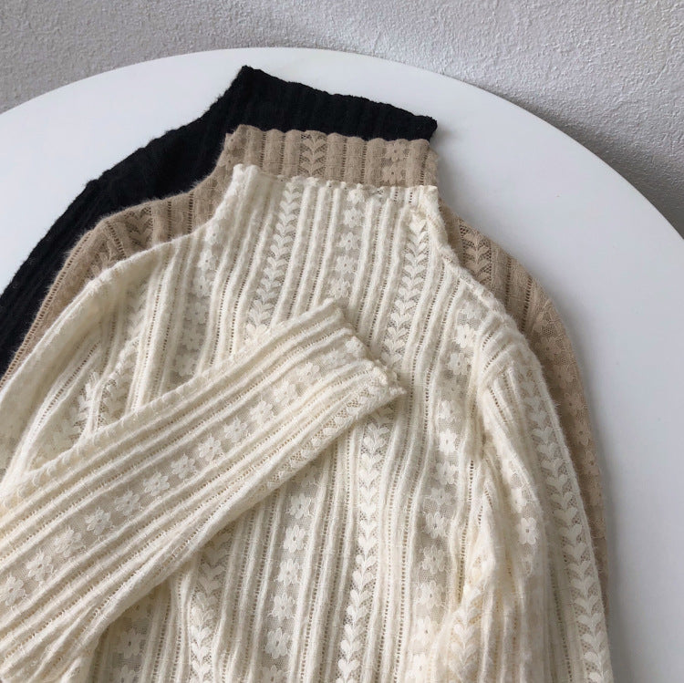 Simple Splicing Grain Leisure Sweater