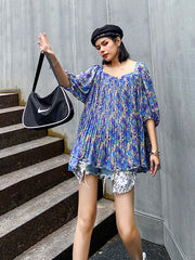 Original Bishop Sleeve Floral T-Shirts Tops