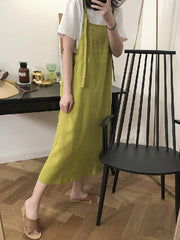Casual Linen Slip Dress