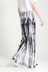 Tie Dye Wide Leg Thin Split Straight Casual Pants