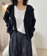Sweater Cardigan Loose Hollow Top