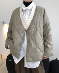 Women Printed Loose Stitching Hooded Sweatshirt