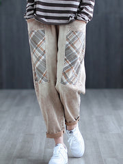 Women Washed Loose High Waist Slimming Casual Pants