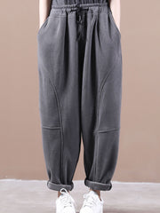 Loose Solid Harem Pants