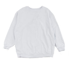 Women Printed Round Neck Loose Sweatshirt