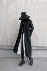 Retro Casual Black And White Dress