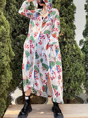 Casual Printed Thin Breathable Loose Jacket