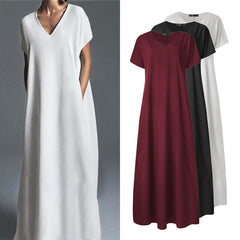 Women Elegant Beach Sundress Maxi Dress