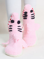 Creative Cute Green Crocodile Floor Socks