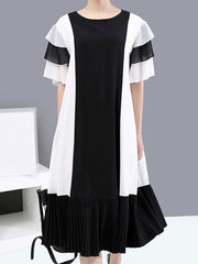 Original Chiffon Petal Sleeve Dress