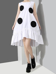 Original Polka-Dot Sleeveless Dress