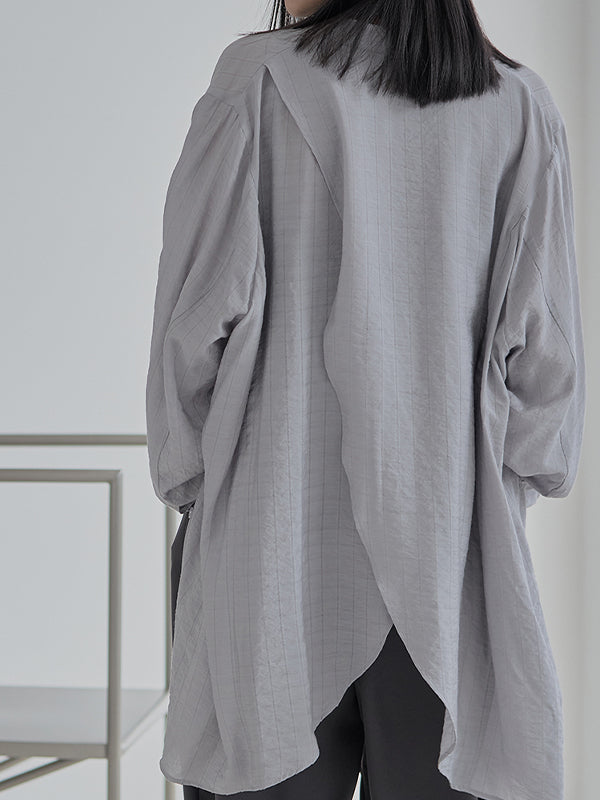 Sun Protected Long Sleeved Simple Blouse