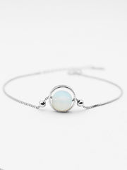 Simple Gem Split-joint Bracelet